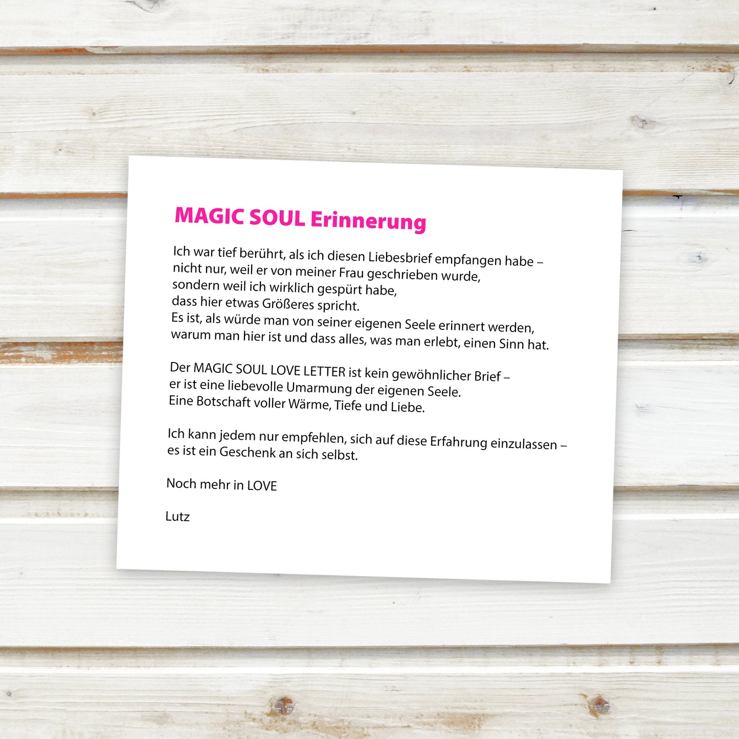 Erinnerung des MAGIC SOUL LOVE LETTER No. 1 – Die Vorbereitung Deiner Inkarnation, gechannelter Liebesbrief Deiner Seele mit Herz-Frequenzlinie in Regenbogenfarben von ANNETT & ISIE – THE SOUL LOVE REVOLUTION.