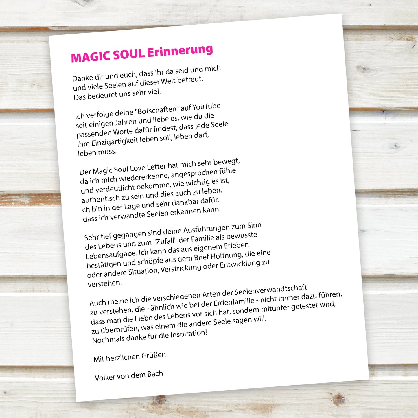 Erinnerung des MAGIC SOUL LOVE LETTER No. 1 – Die Vorbereitung Deiner Inkarnation, gechannelter Liebesbrief Deiner Seele mit Herz-Frequenzlinie in Regenbogenfarben von ANNETT & ISIE – THE SOUL LOVE REVOLUTION.