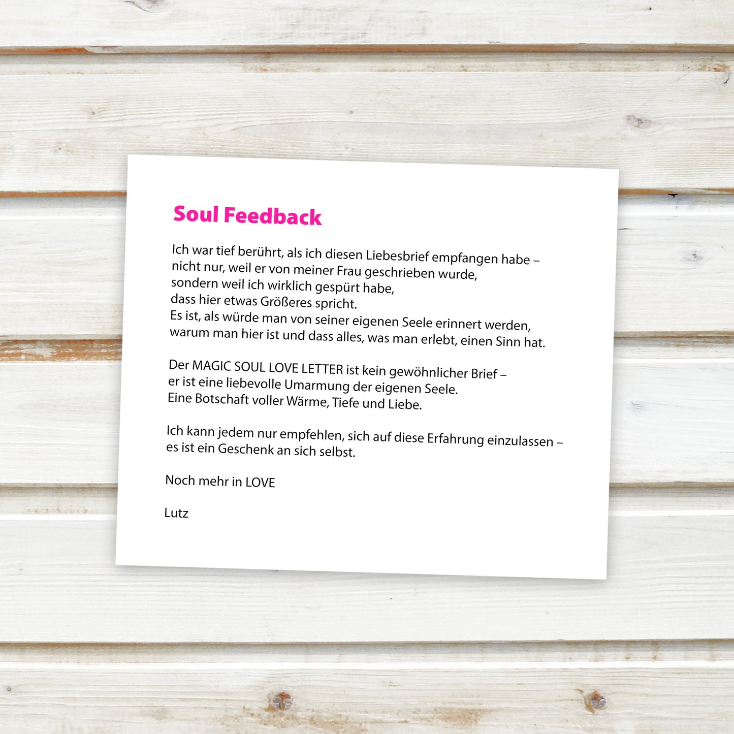 MAGIC SOUL LOVE LETTER No. 1 – Die Vorbereitung Deiner Inkarnation